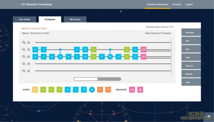 IBM发布量子计算云服务:计算达到五量子位